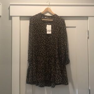 Zara Leopard Claris Swing Dress